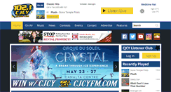 Desktop Screenshot of cjcyfm.com